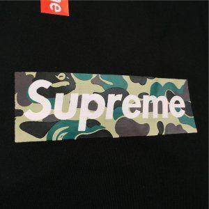 Supreme BAPE Camo Logo - Supreme bape camouflage box logo T-shirt | Gear | Supreme, Box logo ...