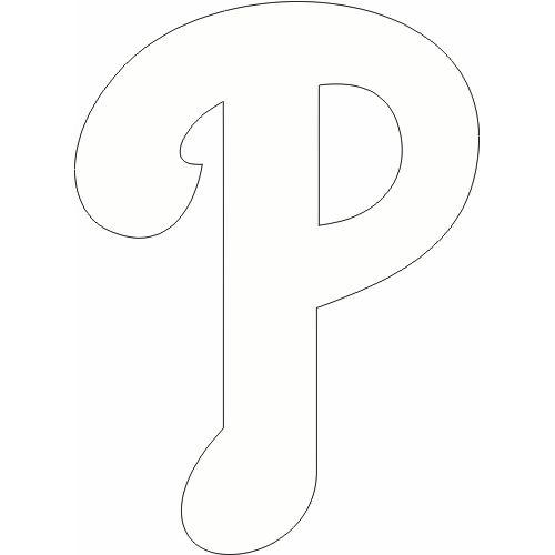 Philadelphia Phillies P Logo - Philadelphia Phillies Cap Logo Light Iron On Stickers Heat