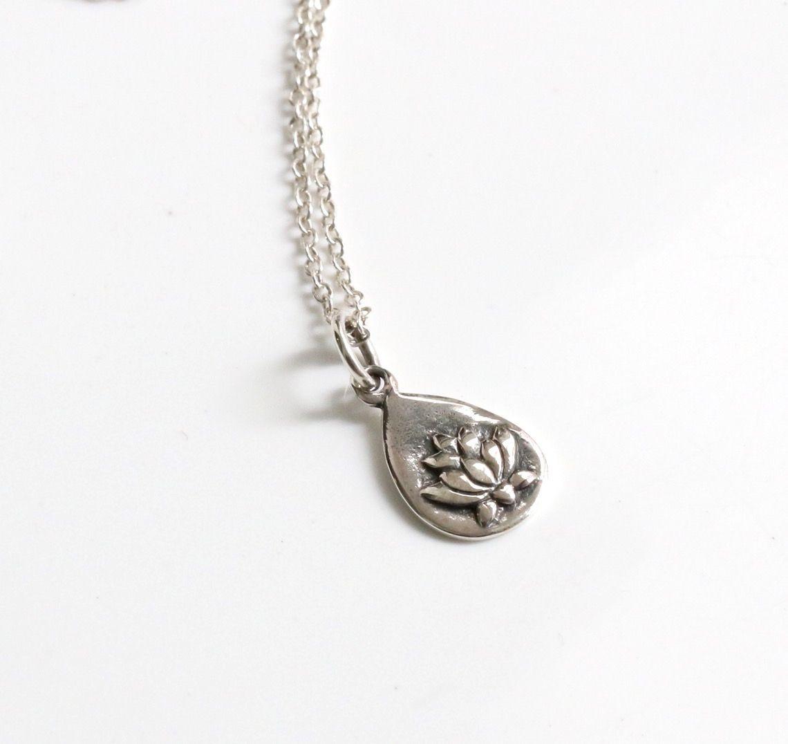 Lotus Teardrop Logo - Lotus Teardrop Necklace