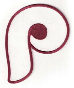 Philadelphia Phillies P Logo - Philadelphia Phillies Retro 'P' Throwback ERA Large Jersey Logo