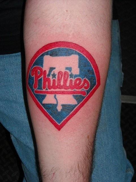Philadelphia Phillies P Logo - Philadelphia Phillies tattoo #phillies #logo #tat. Tattoos