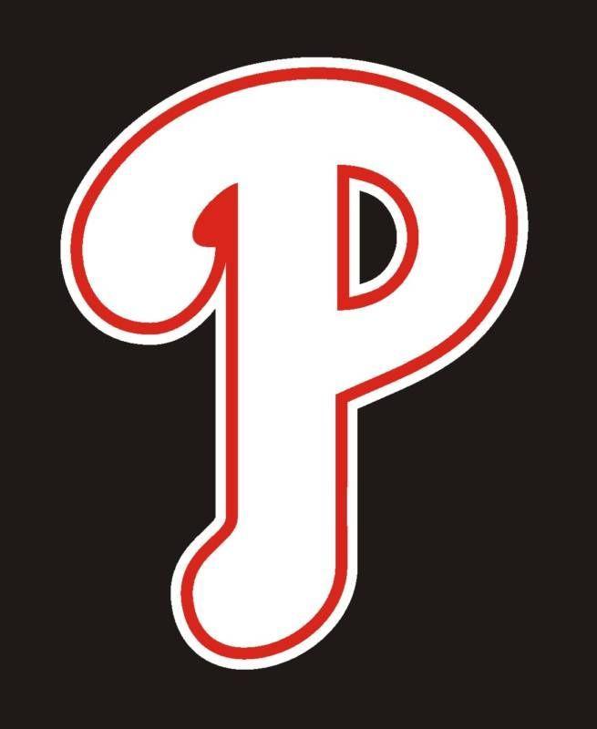 Philadelphia Phillies P Logo - Philadelphia Phillies P Logo Decal Sticker 6 ba