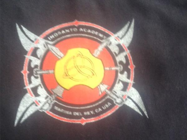 Red Gold Shield Logo - T-Shirt - Inosanto Academy - School Shirt - Shield Logo - Black, Red ...