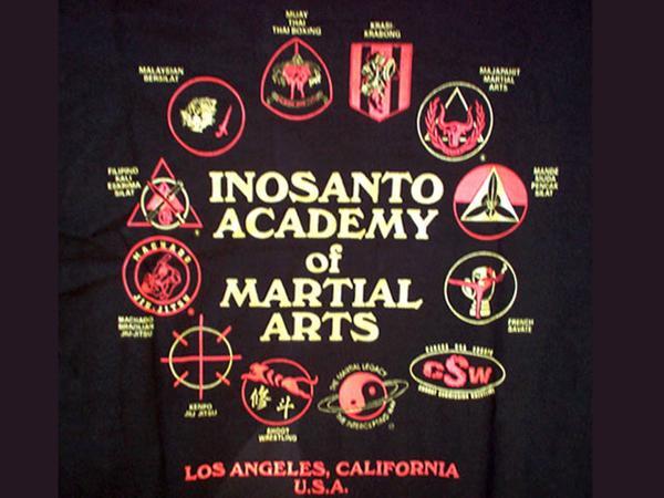 Gold Black and Red Shield Logo - T-Shirt - Inosanto Academy - School Shirt - Shield Logo - Black, Red ...
