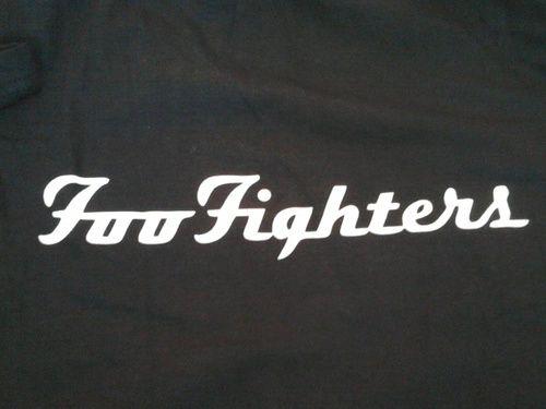 Foo Fighters Black and White Logo - Foo Fighters, T Shirt, Black, White, Rock, Music, Dave Grohl Uploaded