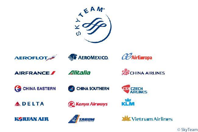 Airline Alliance Logo - SkyTeam Member Airlines Co Locate In Beijing Capital Airport's