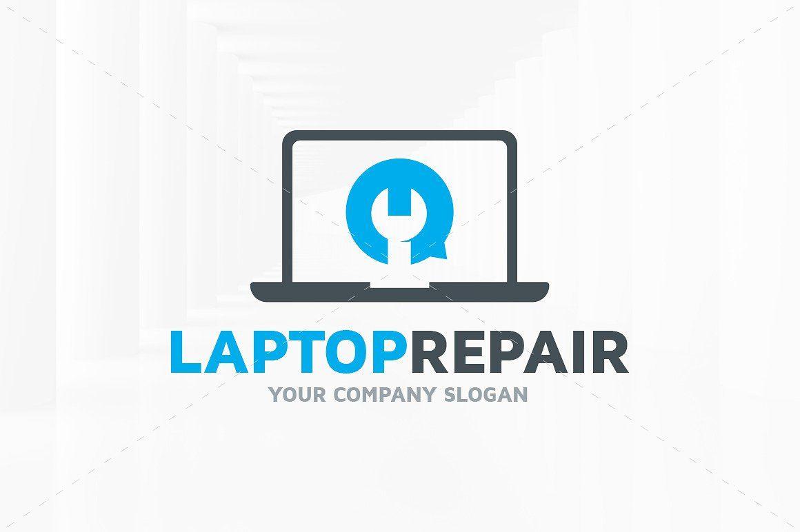 Repair Logo - Laptop Repair Logo Template ~ Logo Templates ~ Creative Market