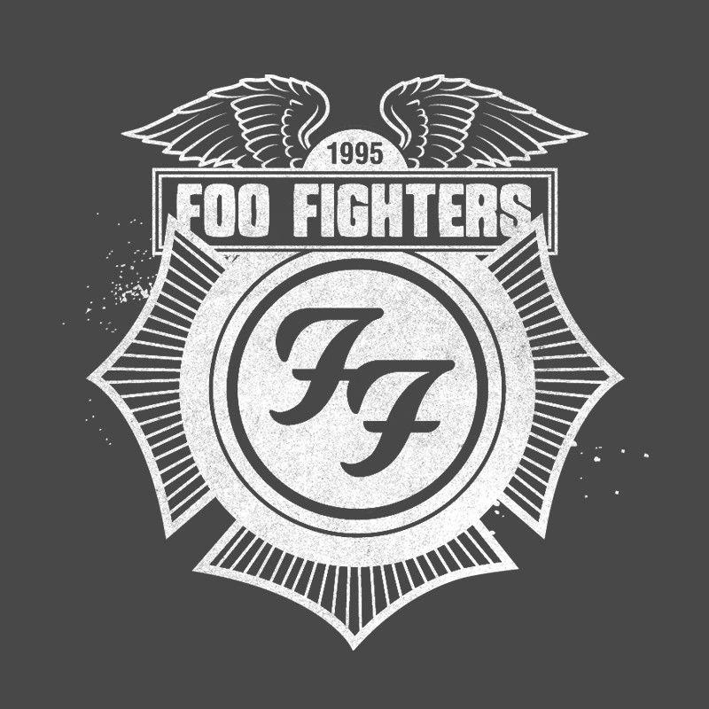 Foo Fighters Black and White Logo - Foo Fighters T-Shirt | Brand | Foo Fighters, Foo fighters dave grohl ...