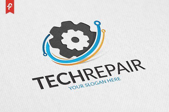 Repair Logo - Tech Repair Logo Logo Templates Creative Market