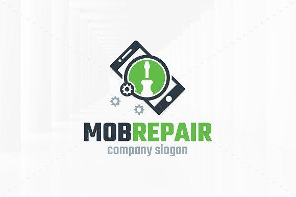 Repair Logo - Mobile Repair Logo Template Logo Templates Creative Market