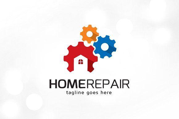 Repair Logo - Home Repair Logo Template ~ Logo Templates ~ Creative Market