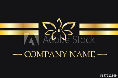 Gold Lotus Flower Logo - Golden Lotus Flower Logo Design - Buy this stock vector and explore ...