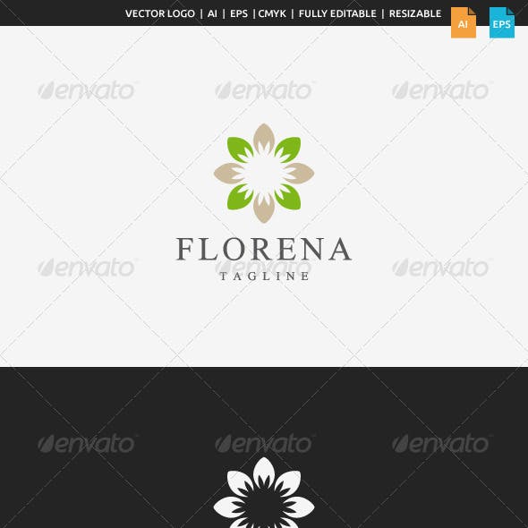 Christian Flower Logo - Flower Logo Graphics, Designs & Templates from GraphicRiver