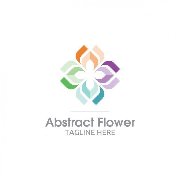 Christian Flower Logo - Colorful abstract flower logo Vector