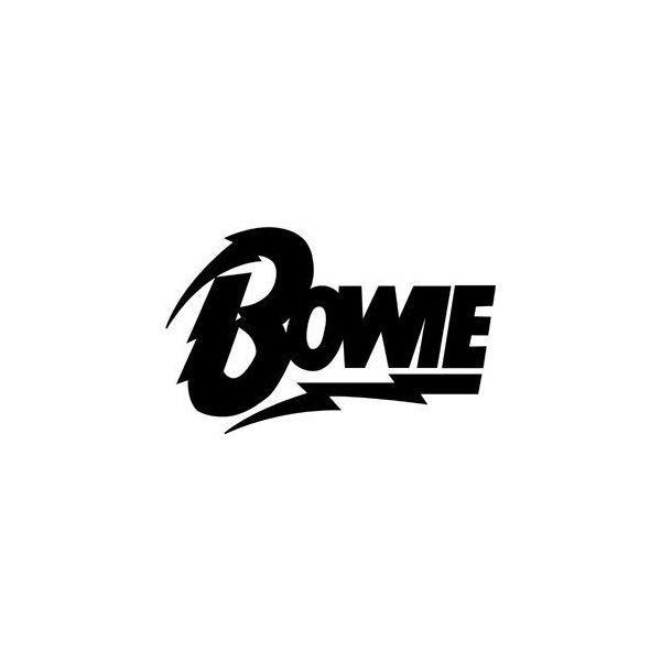 Rock Artist Logo - David Bowie Rock Music Artist Decal Sticker Bowie Lightning Logo ...