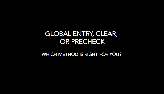Clear PreCheck Logo - Global Entry, CLEAR, Pre-Check OH MY! Which Line Skipping Method is ...