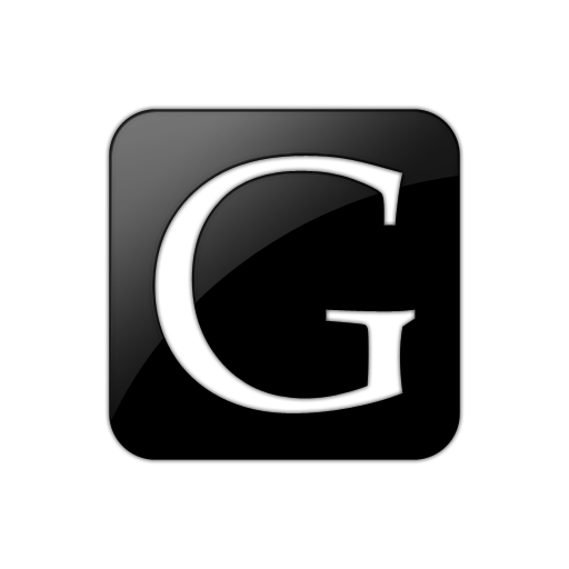 Black Google Logo - 099318, google, logo, square icon