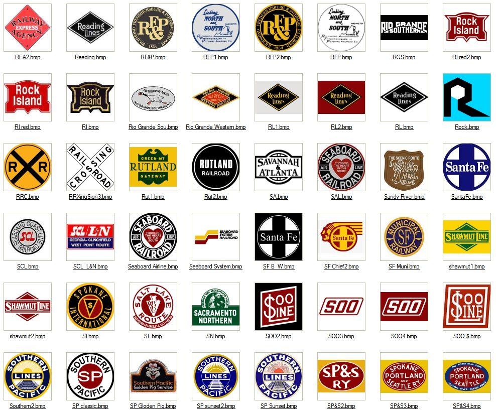 Railroad Company Logos