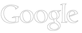 Black and White Google Logo - Google black and white Logos