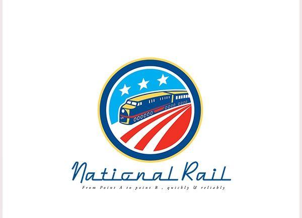 Railroad Company Logo - 25+ Best Train Company Logos & Designs for Download | Free & Premium ...