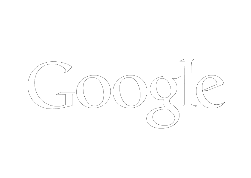 Black and White Google Logo - Schoenberger, Maureen / Doodle For Google