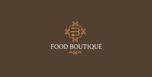 Brown Food Logo - Food boutique focused on premium, luxury foods, logo design by ...
