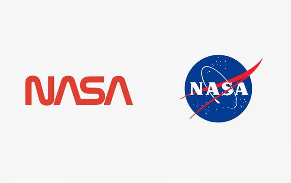 Old vs New Logo - NASA 70's Logo vs. Common NASA Logo – Graphic Design Fall '16