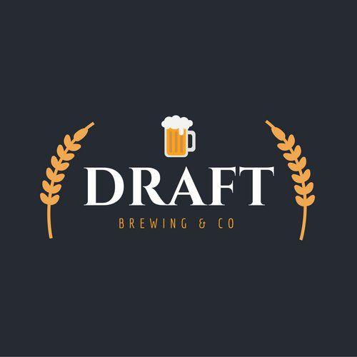 Draft Beer Logo - Brewery Beer Mug Logo - Templates by Canva