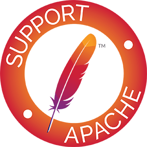 Two Red X's Attached Logo - Apache License, Version 2.0