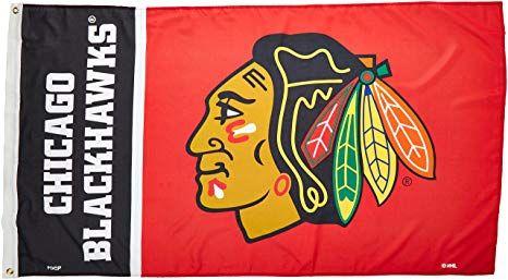 Two Red X's Attached Logo - Amazon.com : NHL Chicago Blackhawks Flag with Grommets (3 x 5-Feet ...