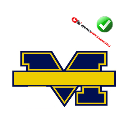 American Blue and Yellow Logo - Yellow m college Logos