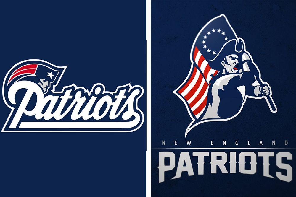 NFL Patriots Logo - The 10 Best Redesigned NFL Logos | Highsnobiety