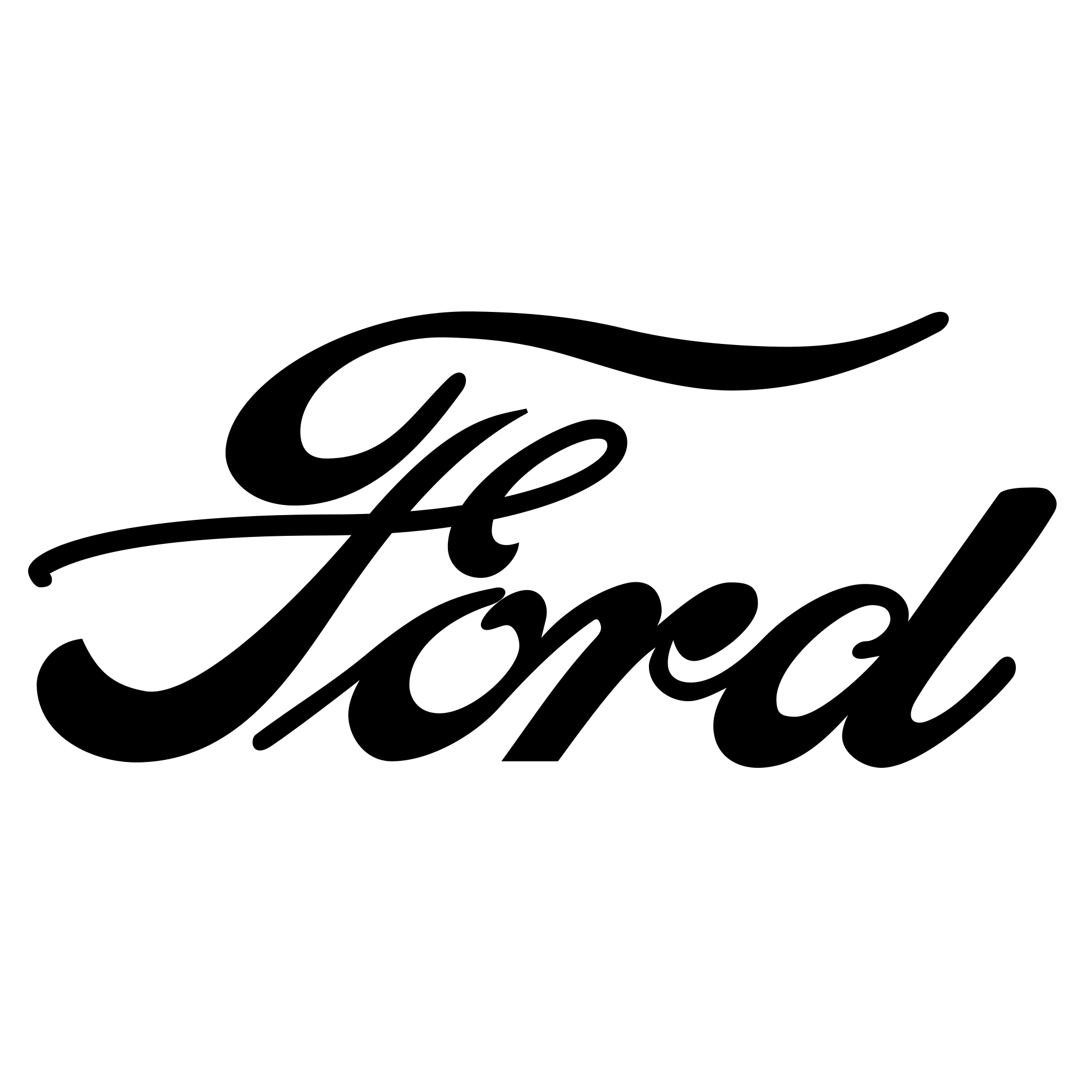 All-Black Y Logo - Ford Logo, HD Png, Meaning, Information | Carlogos.org