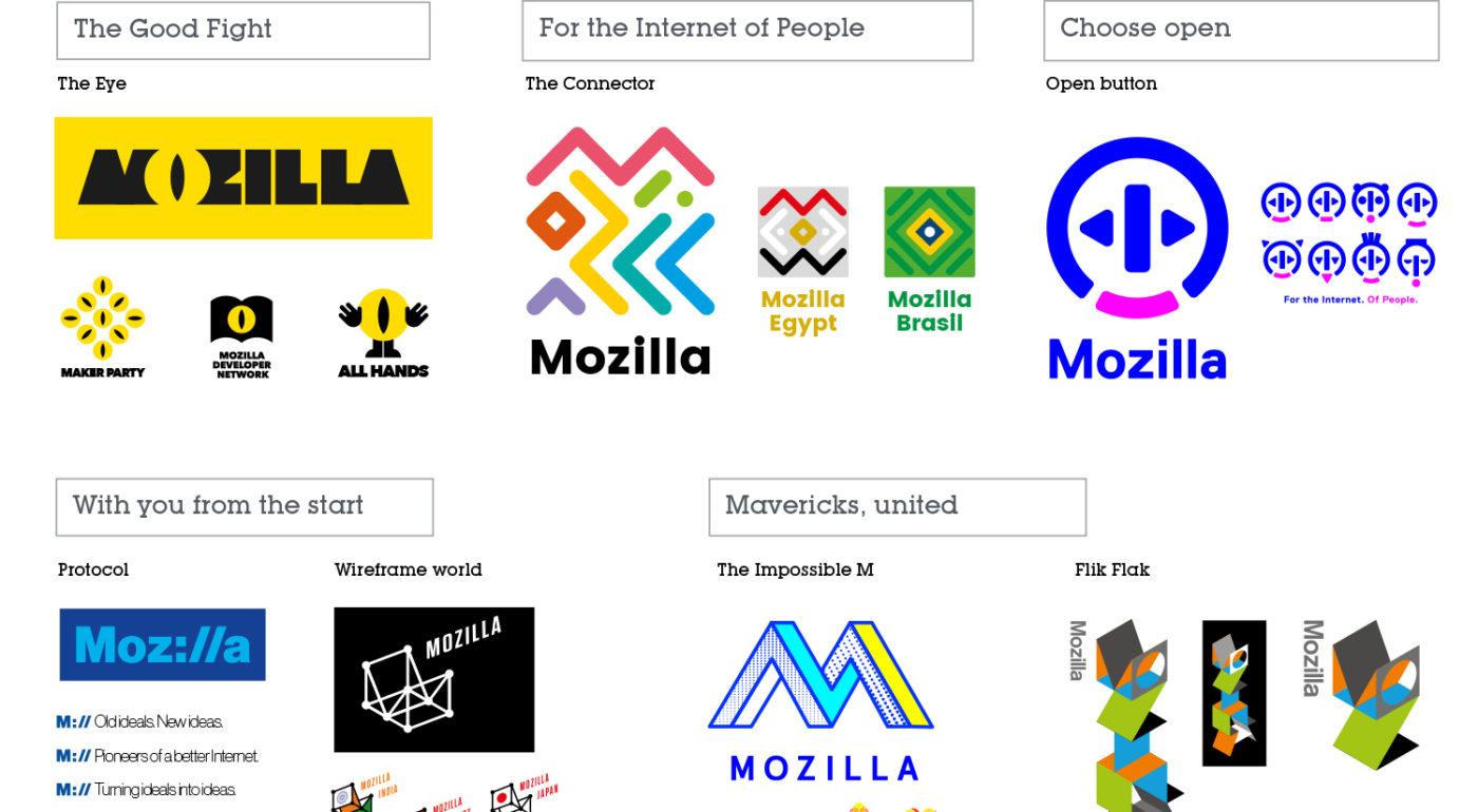 Yellow and Blue M Logo - Now for the fun part of Mozilla's logo design. - Mozilla Open Design