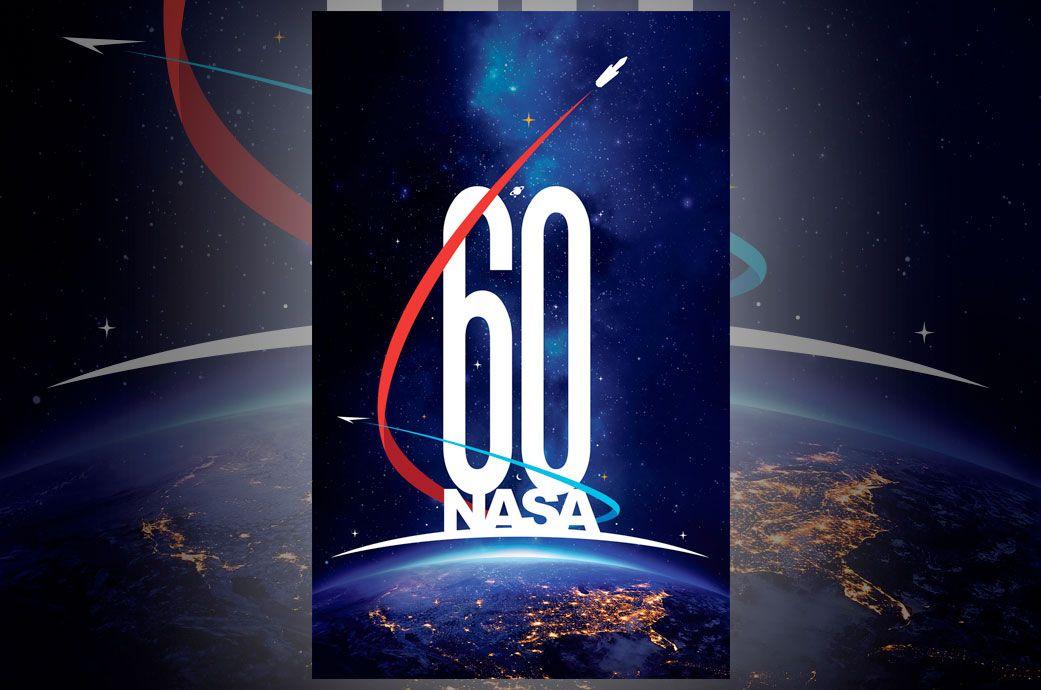 NASA New Logo - NASA's new 60th anniversary logo depicts 'historic past