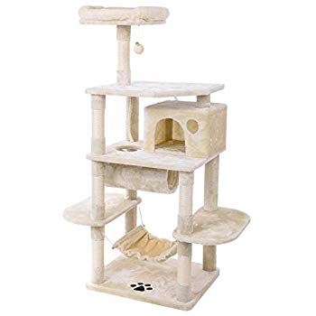 TMM Movie Kitty Cat Logo - Amazon.com : BEWISHOME Cat Tree Condo with Sisal Scratching Posts ...