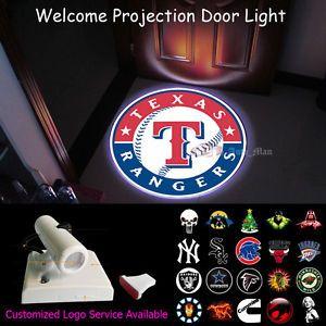 Wireless Shop Logo - Club Home Shop Texas Rangers Logo Wireless Welcome Door Light CREE