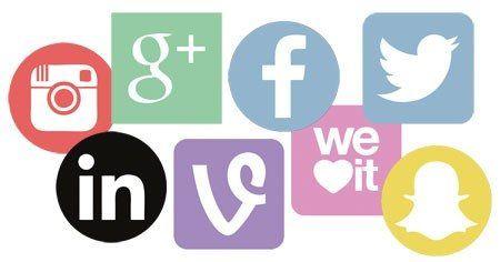 Circle Social Media App Logo - Beautiful [Free!] Social Media Icon Sets For Your Website