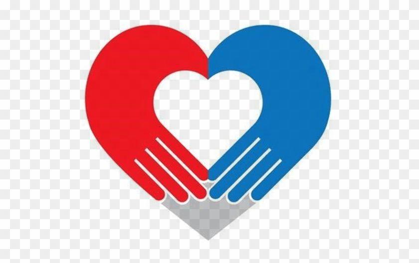 Heart with Hands Logo - Helping Hands Caring Hearts Transparent PNG Clipart Image