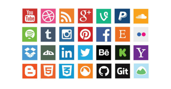 Circle Social Media App Logo - High Quality Free Social Media Icon