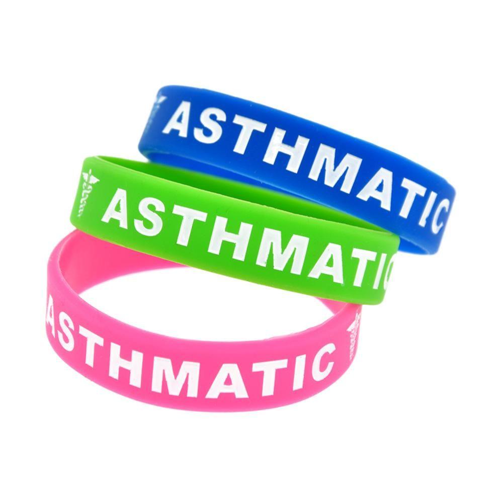 Medical Bracelet Logo - Wholesale Medical Alert! Ink Filled Logo Asthma in Kids Size