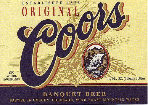 Coors Banquet Beer Logo - Coors Banquet Beer Label
