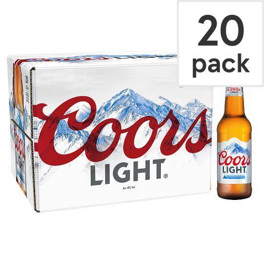 Coors Banquet Beer Logo - Coors Light 20 X 330Ml - Tesco Groceries