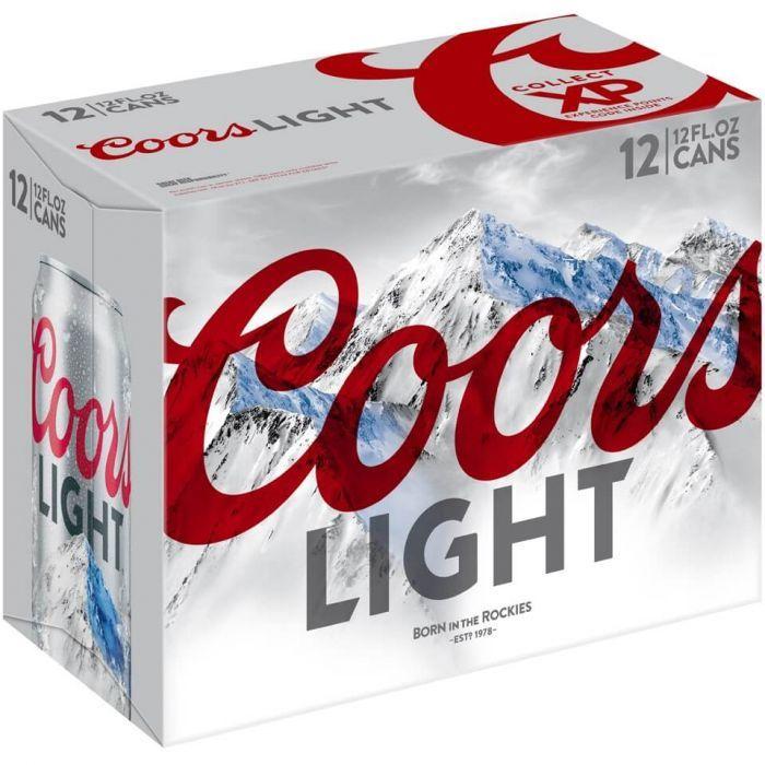 Coors Banquet Beer Logo - Coors Light Beer, 12 pack, 12 oz Cans