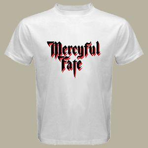 King Diamond Clothing Logo - New Mercyful Fate Logo King Diamond Metal Rock Band Men's White T ...