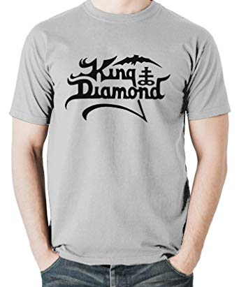 King Diamond Clothing Logo - King Diamond Band Logo Mens Tee: Amazon.co.uk: Clothing