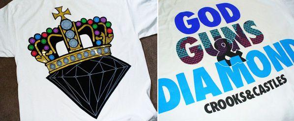 King Diamond Clothing Logo - Diamond Supply Co. x Crooks and Castle Tee | HYPEBEAST