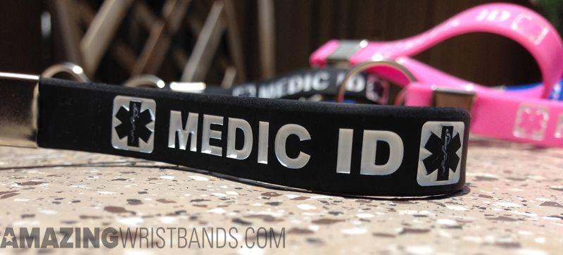 Medical Bracelet Logo - Medical Alert Wristband Made