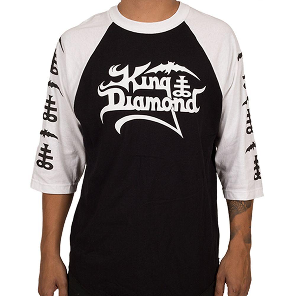 King Diamond Clothing Logo - King Diamond USA 2015 Tour Raglan T-Shirt - Merch2rock Alternative ...