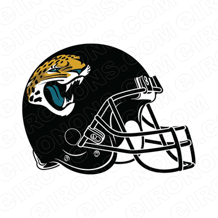Jacksonville Jaguars Helmet Logo - JACKSONVILLE JAGUARS HELMET LOGO SPORTS NFL FOOTBALL T SHIRT IRON ON